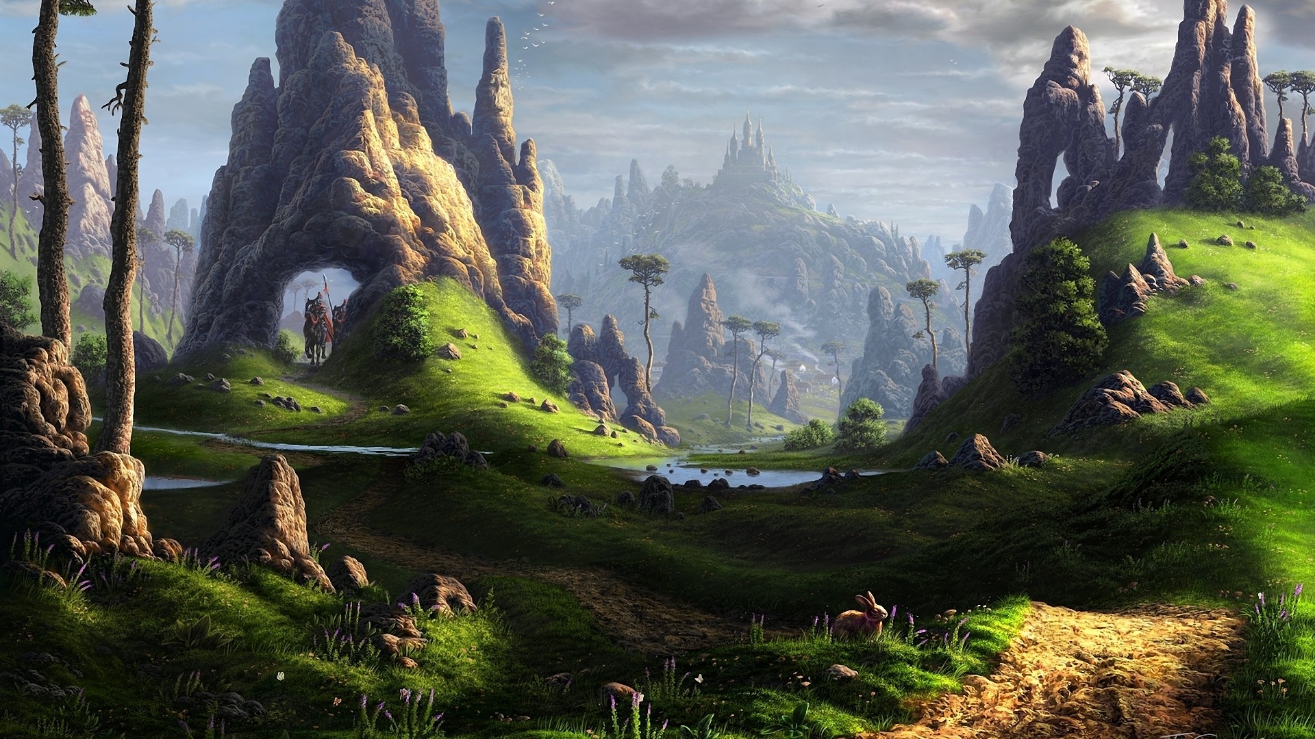 Fantasy Landscape Background Wallpapers Games Wallpaper