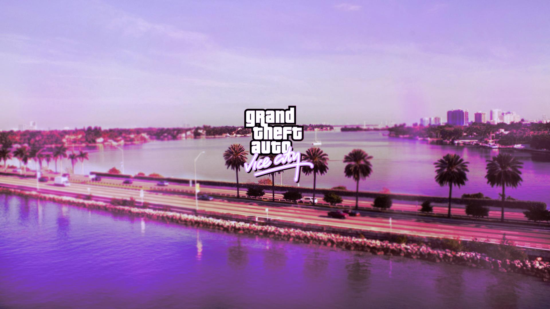 GTA Vice City Wallpaper I made for my friend - Imgur