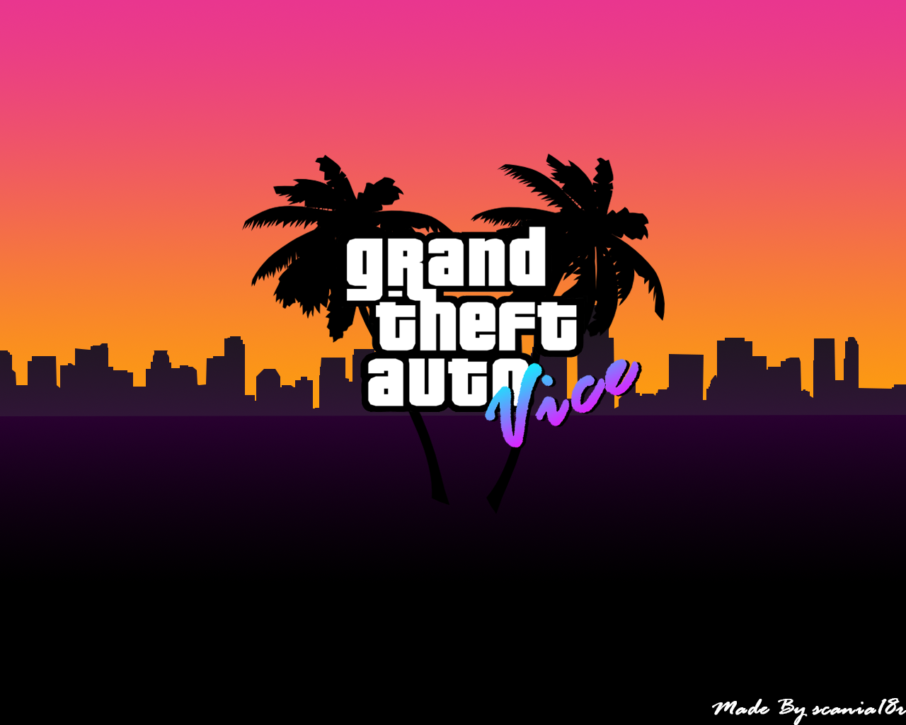 Grand Theft Auto Vice City Fan Art by scaniafan on DeviantArt