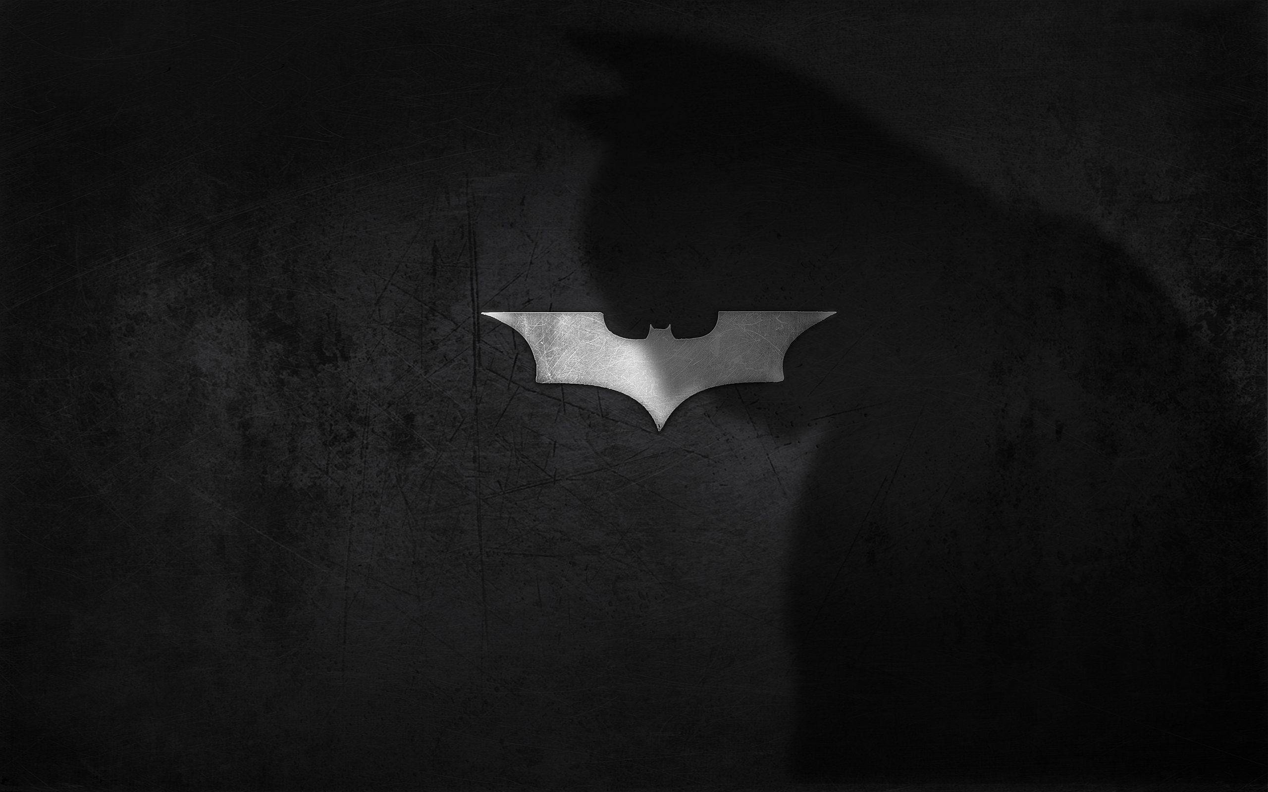 Wallpaper Batman, logo, dark, simple desktop wallpaper » 3D ...