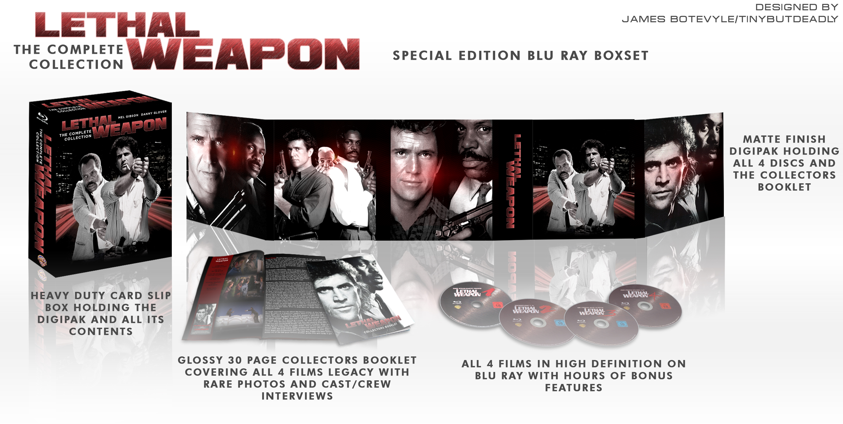 Lethal Weapon: Blu Ray Box Set by TinyButDeadly on DeviantArt