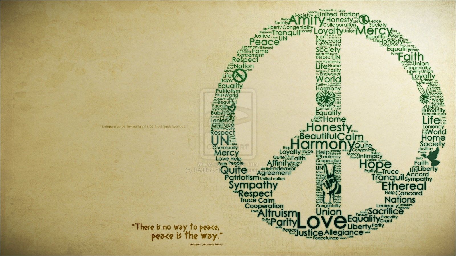 Peace Desktop Wallpaper - HD Wallpapers Backgrounds of Your Choice
