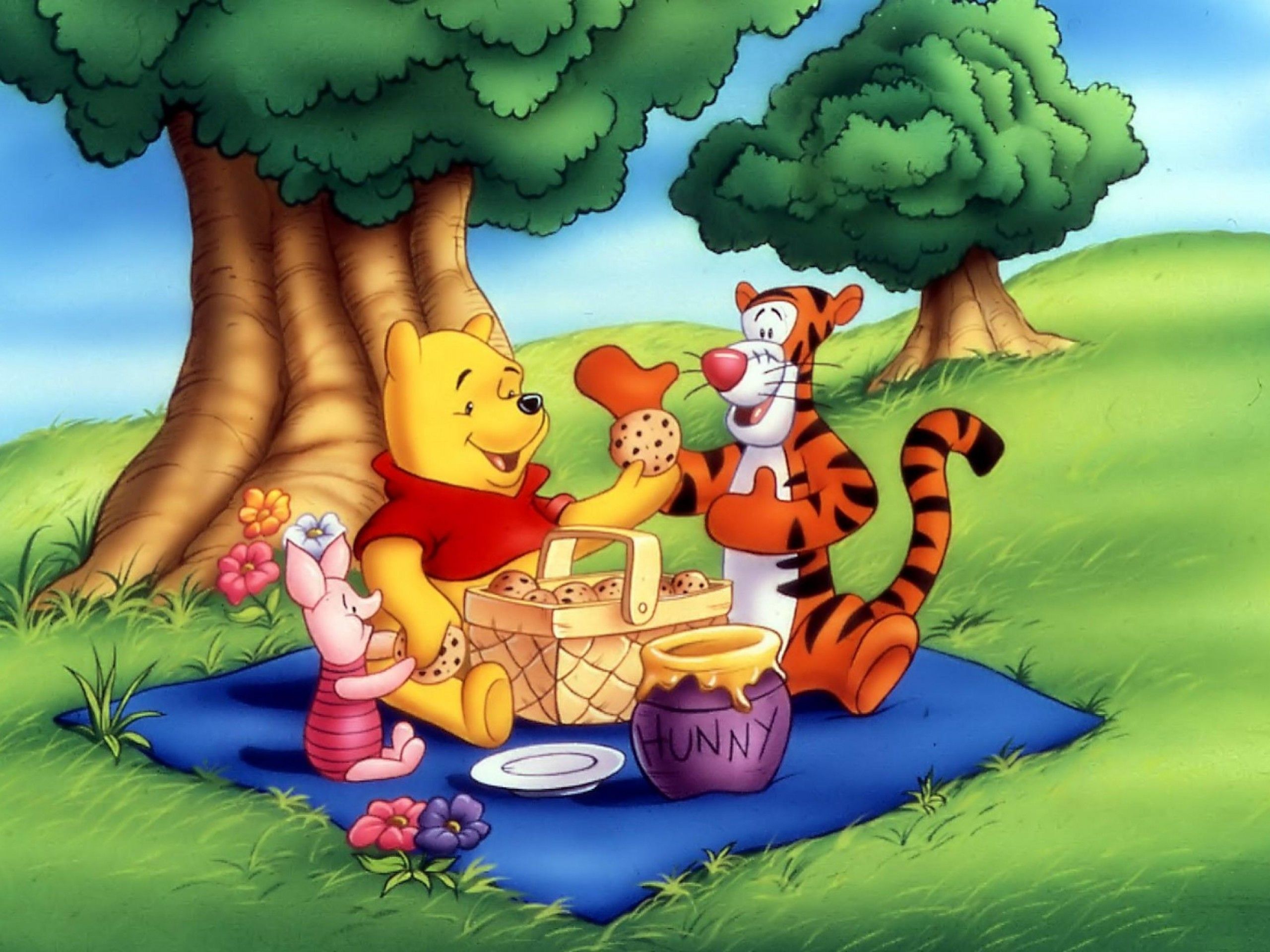 Winnie The Pooh, Disney Anime, Painting | Top HD Wallpapers