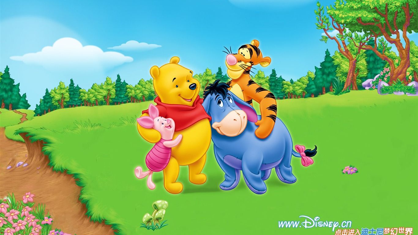 Walt Disney cartoon Winnie the Pooh wallpaper (1) #14 - 1366x768 ...