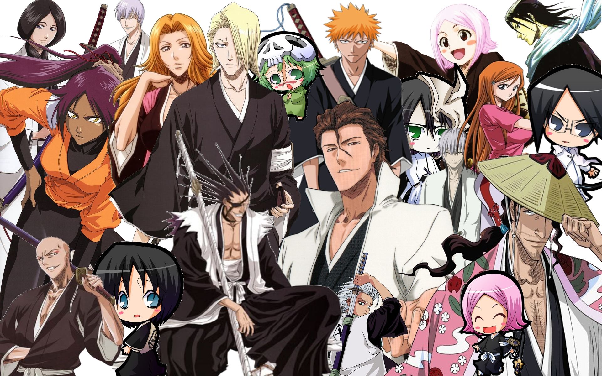 Bleach Collage-Wallpaper 2 by superzproductions on DeviantArt