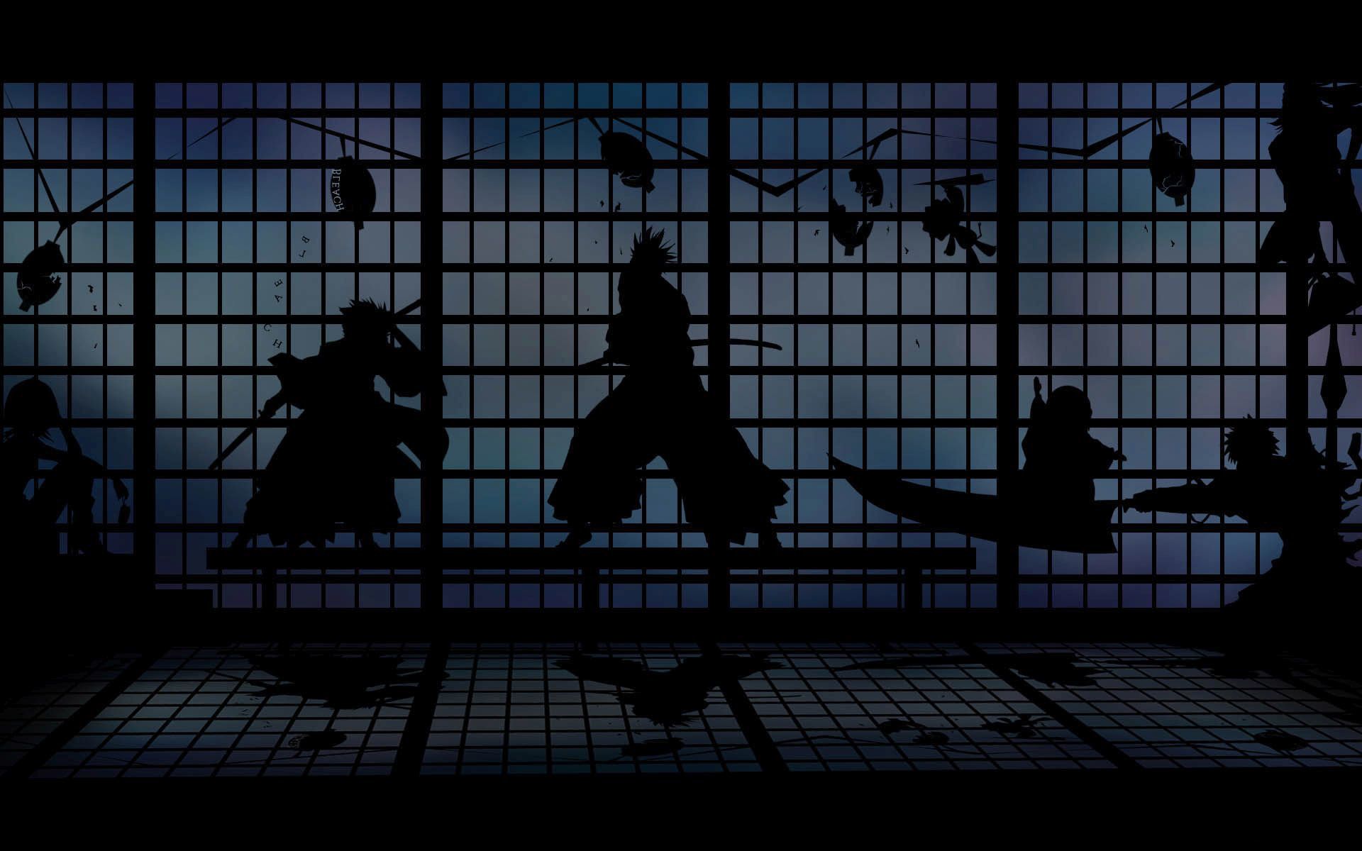 Bleach character silhouettes Wallpaper 25980