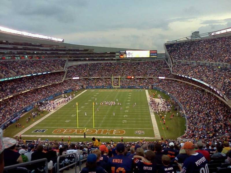 Soldier Field, section 230, home of Chicago Bears