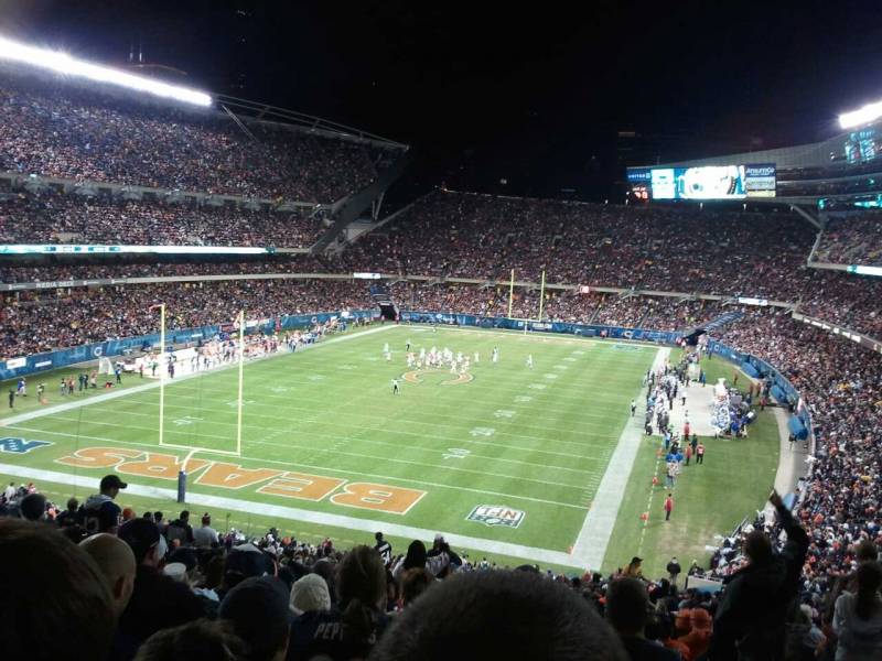 Soldier Field, section 220, home of Chicago Bears