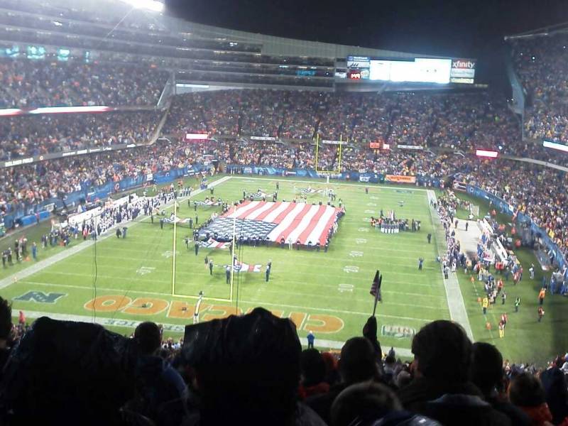 Soldier Field, section 350, home of Chicago Bears