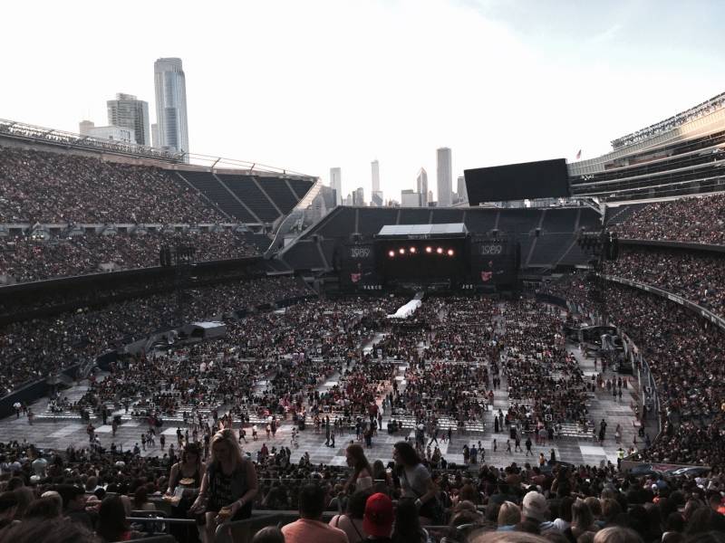 Soldier Field, section 320, home of Chicago Bears