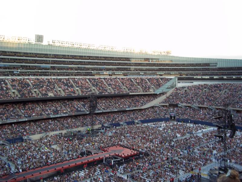 Soldier Field, section 443, home of Chicago Bears