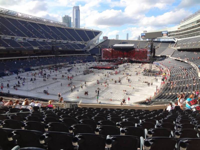Soldier Field section 219 row 14 seat 8 - One Direction vs Where ...