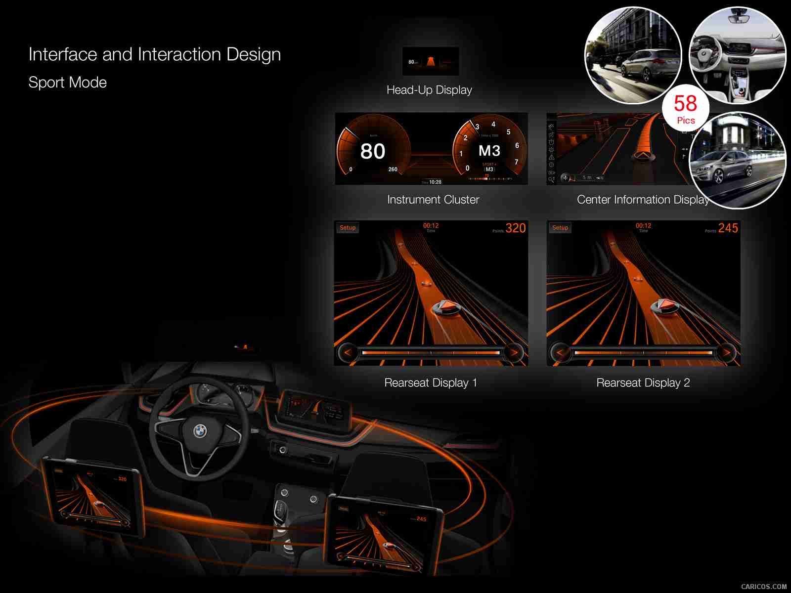 BMW Active Tourer Concept Interface Sport Mode | Wallpaper #41 ...