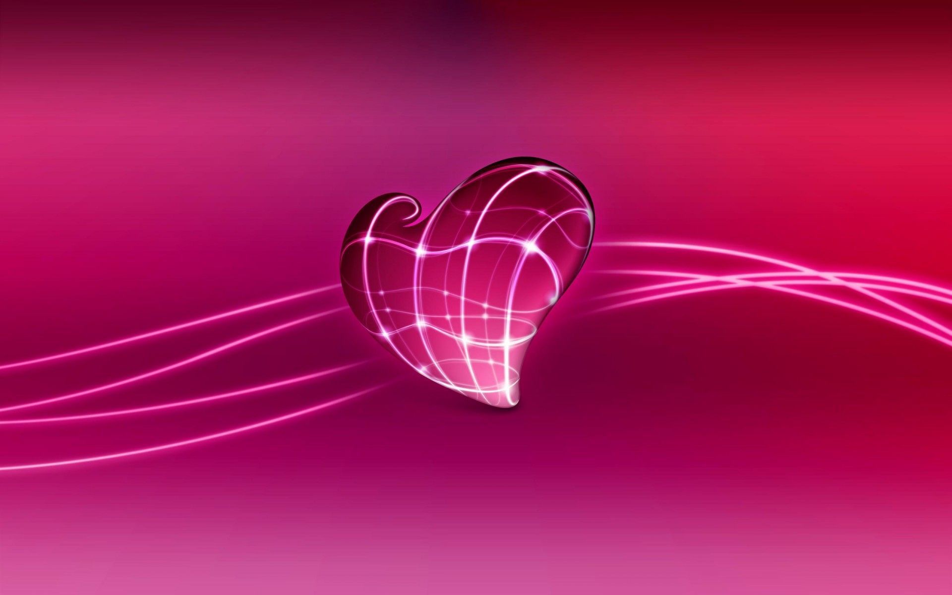 3D Love Heart Wallpapers HD Backgrounds