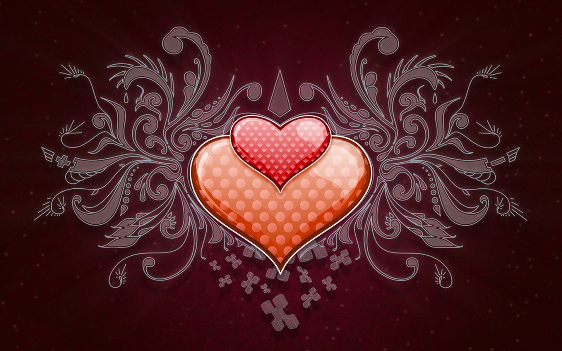 Heart Love Vector Wide Wallpapers | HD Wallpapers