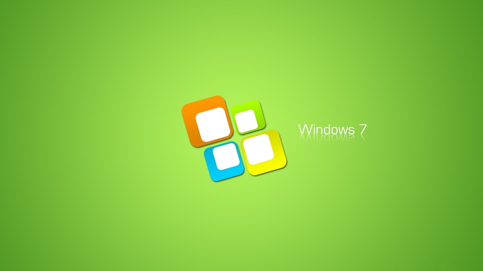 Download Wallpaper 1920x1080 Windows 7, Square, White, Blue, Green ...