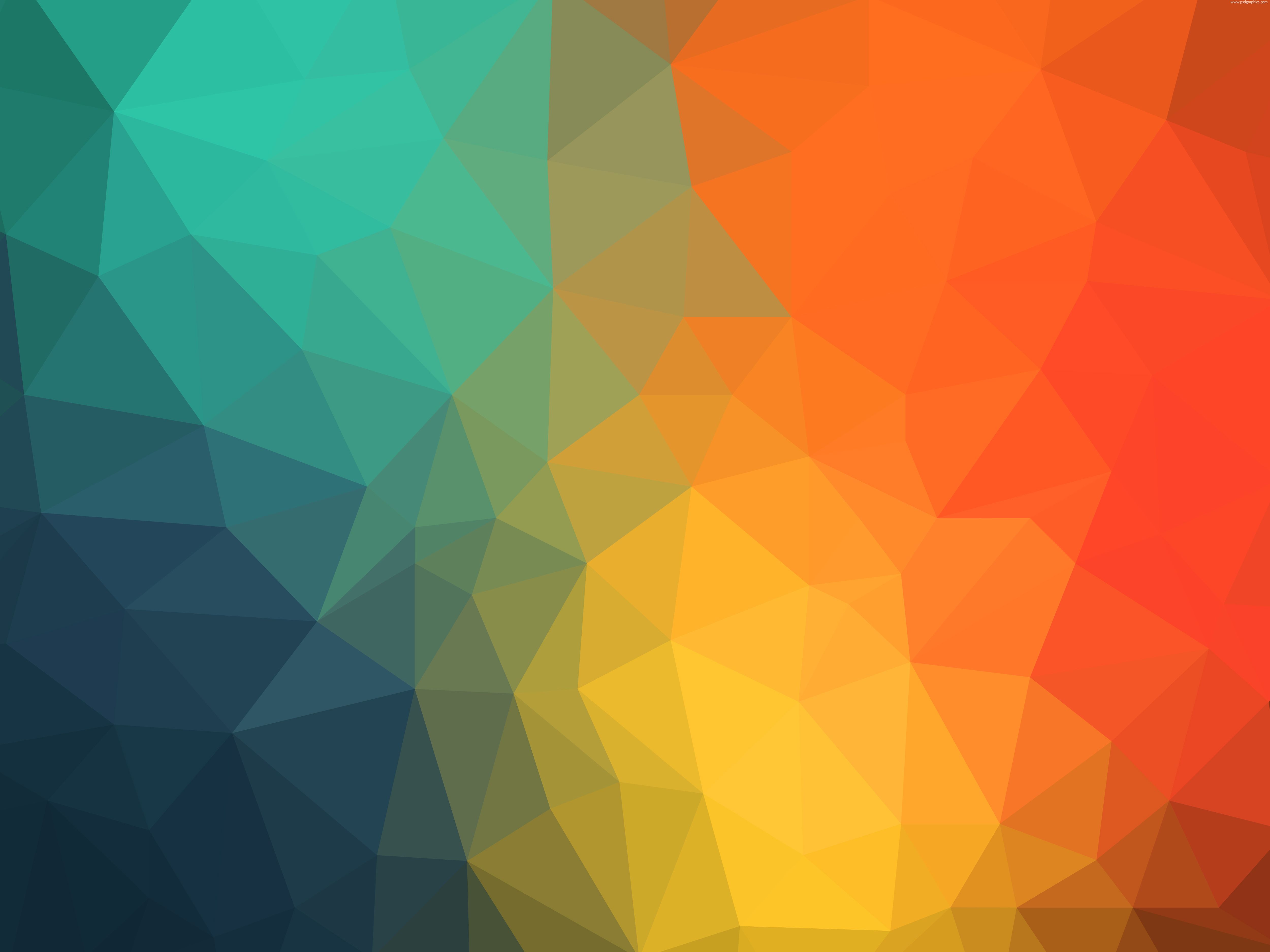 Colorful triangles background | PSDGraphics