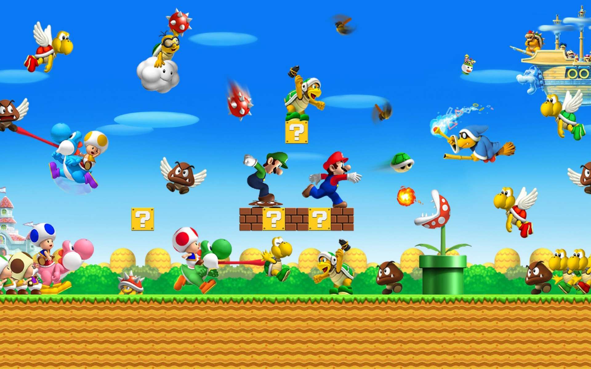 Super Mario Backgrounds - Wallpaper Cave