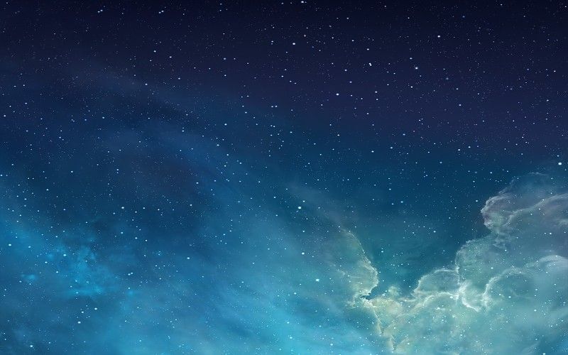 iphone best stunning apple blue ios sky stars clouds nebula space ...