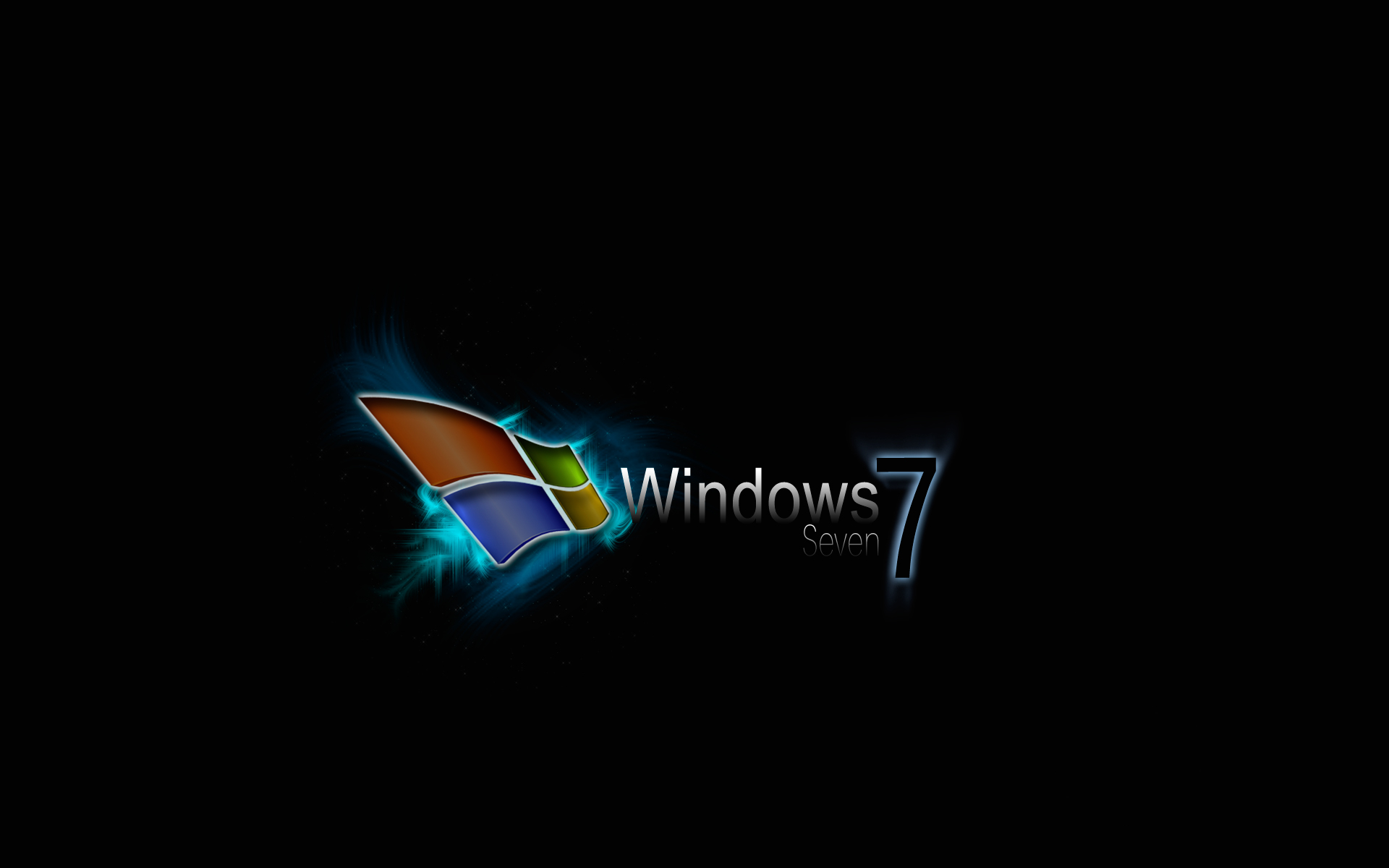 Windows 7 Black Wallpaper Background - Uncalke.com