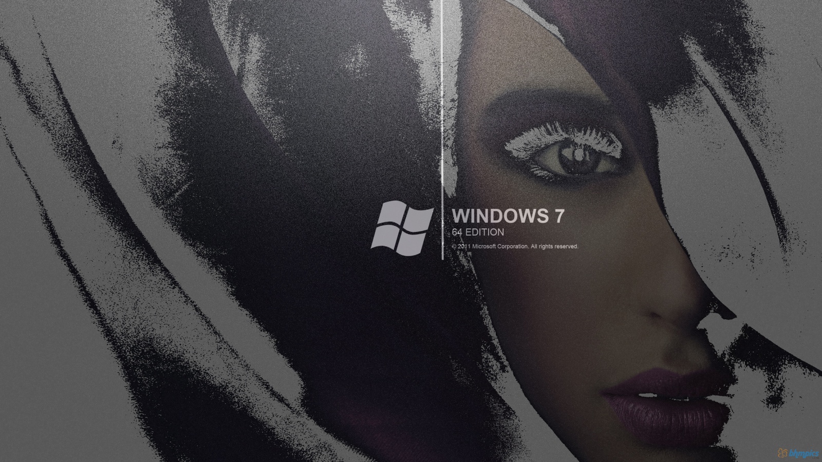 Windows 7 Black And White #6974591