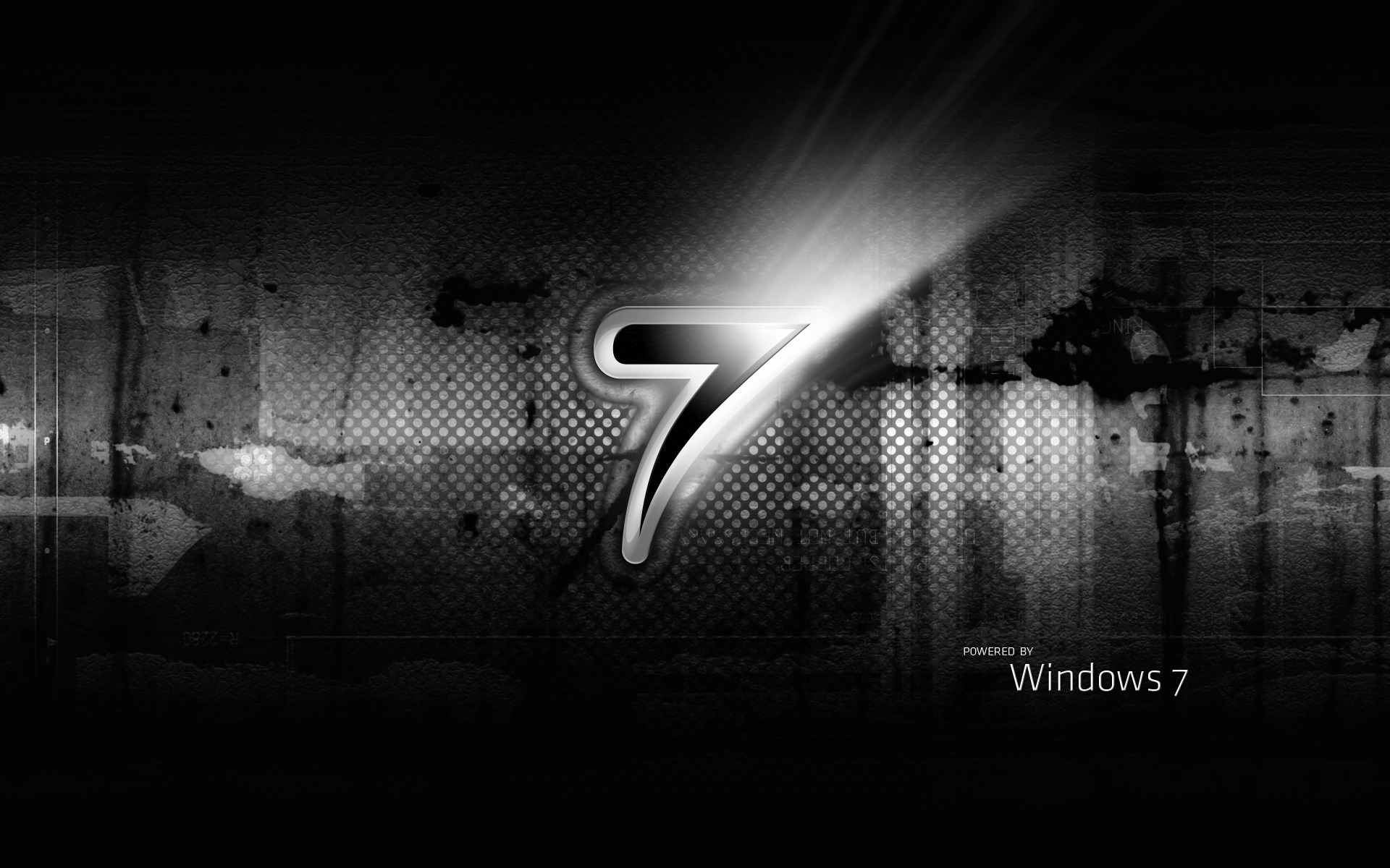 Windows 7 Black Wallpaper Picture for Desktop - Uncalke.com