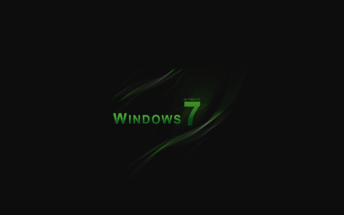 Windows 7 Wallpaper Green by DataBase379 on DeviantArt