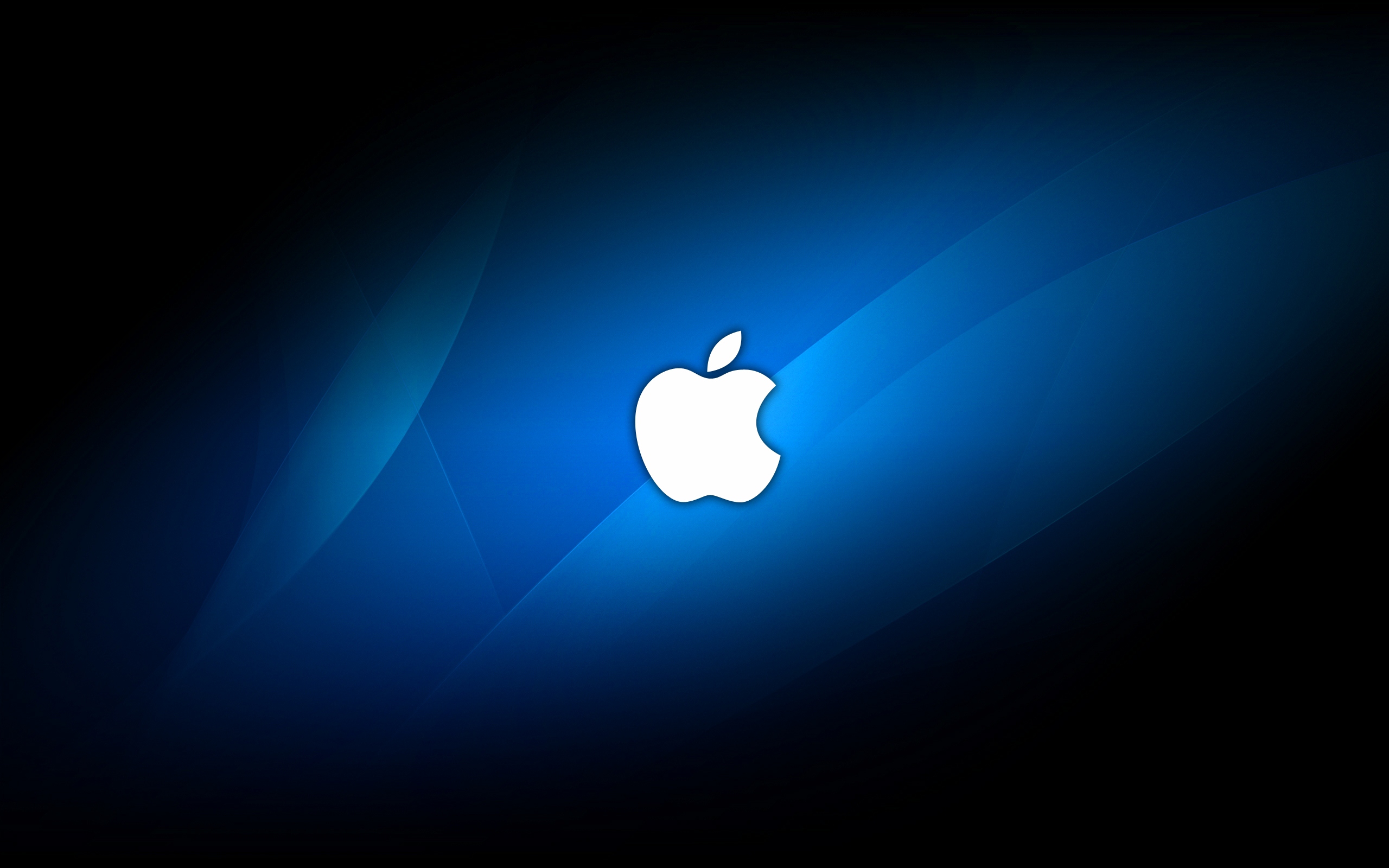 Apple logo on a blue - hebus.org - High Definition Wallpapers - HD ...