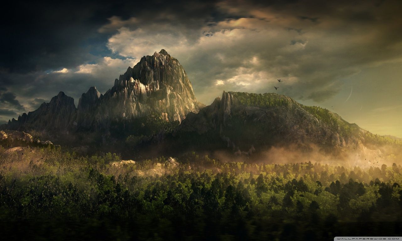 Great Mountain Landscape HD desktop wallpaper : Widescreen : High ...