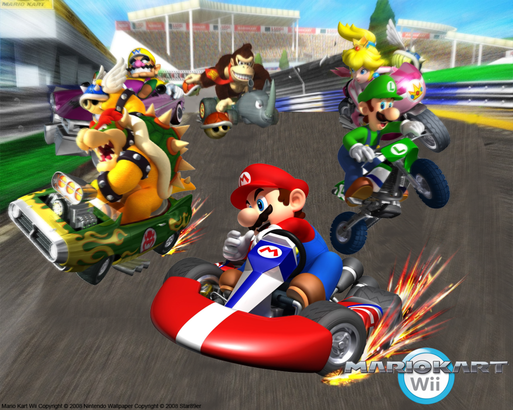 Mario Kart 8 Background - wallpaper.
