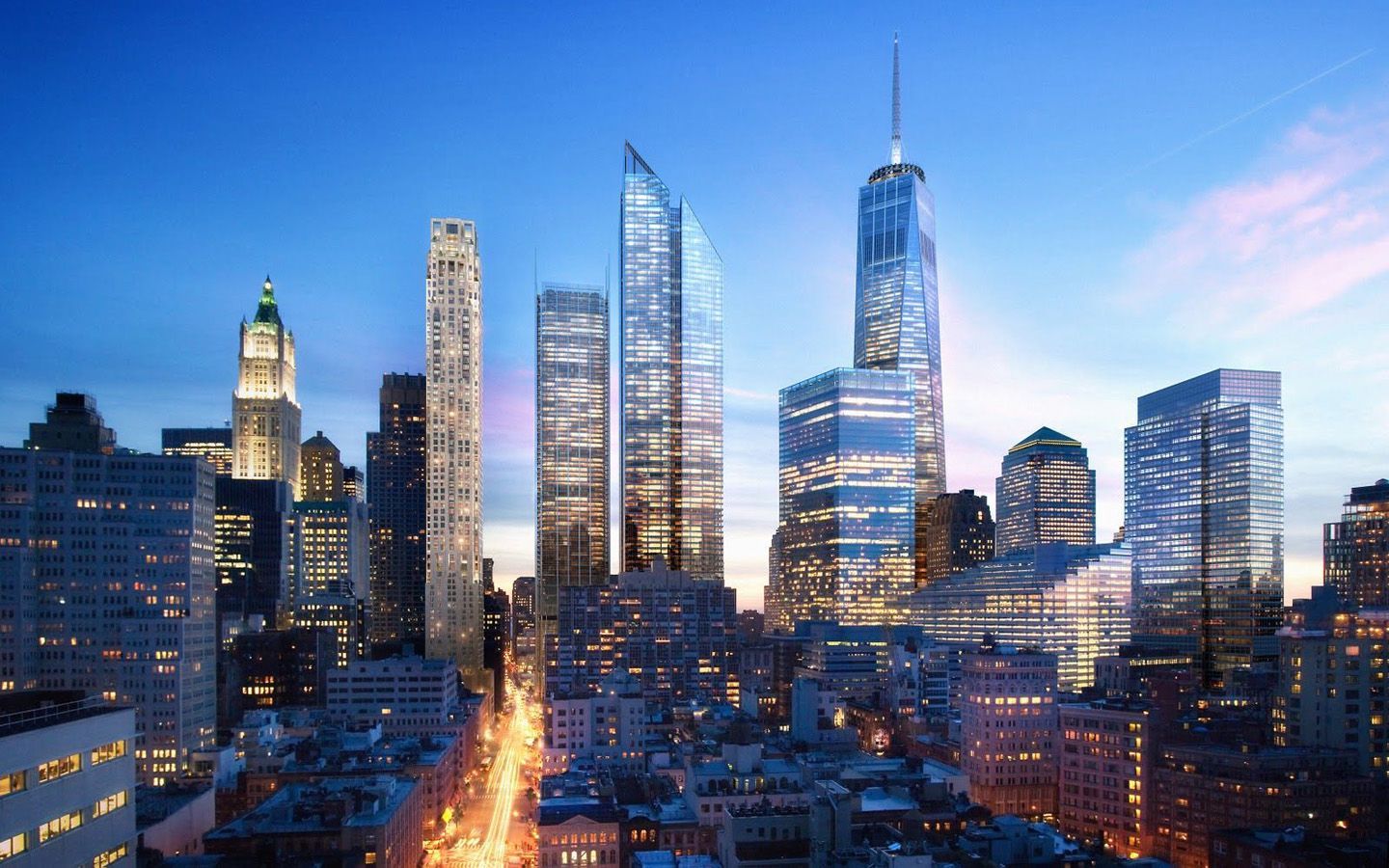 New York City Skyline 1440x900 wallpaper