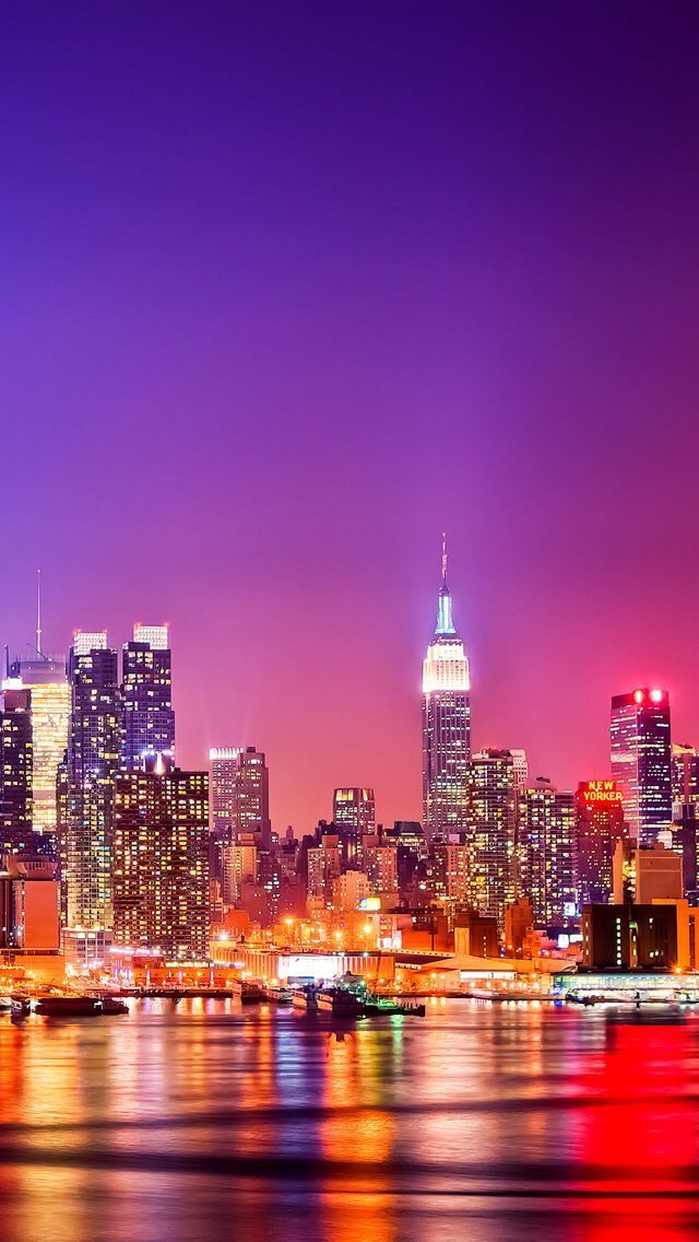 New York City skyline. Wallpaper for iPhone 5, 5s and 5c ...