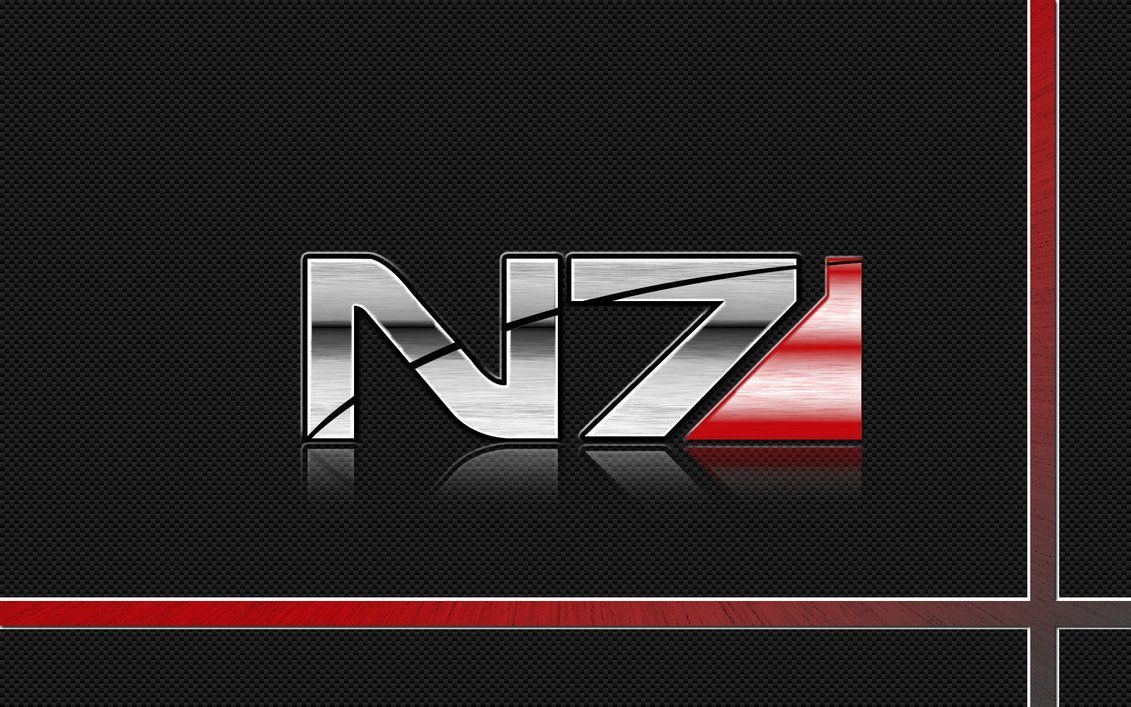 Mass Effect N7 Logo Wallpaper by pyrogx2000 on DeviantArt