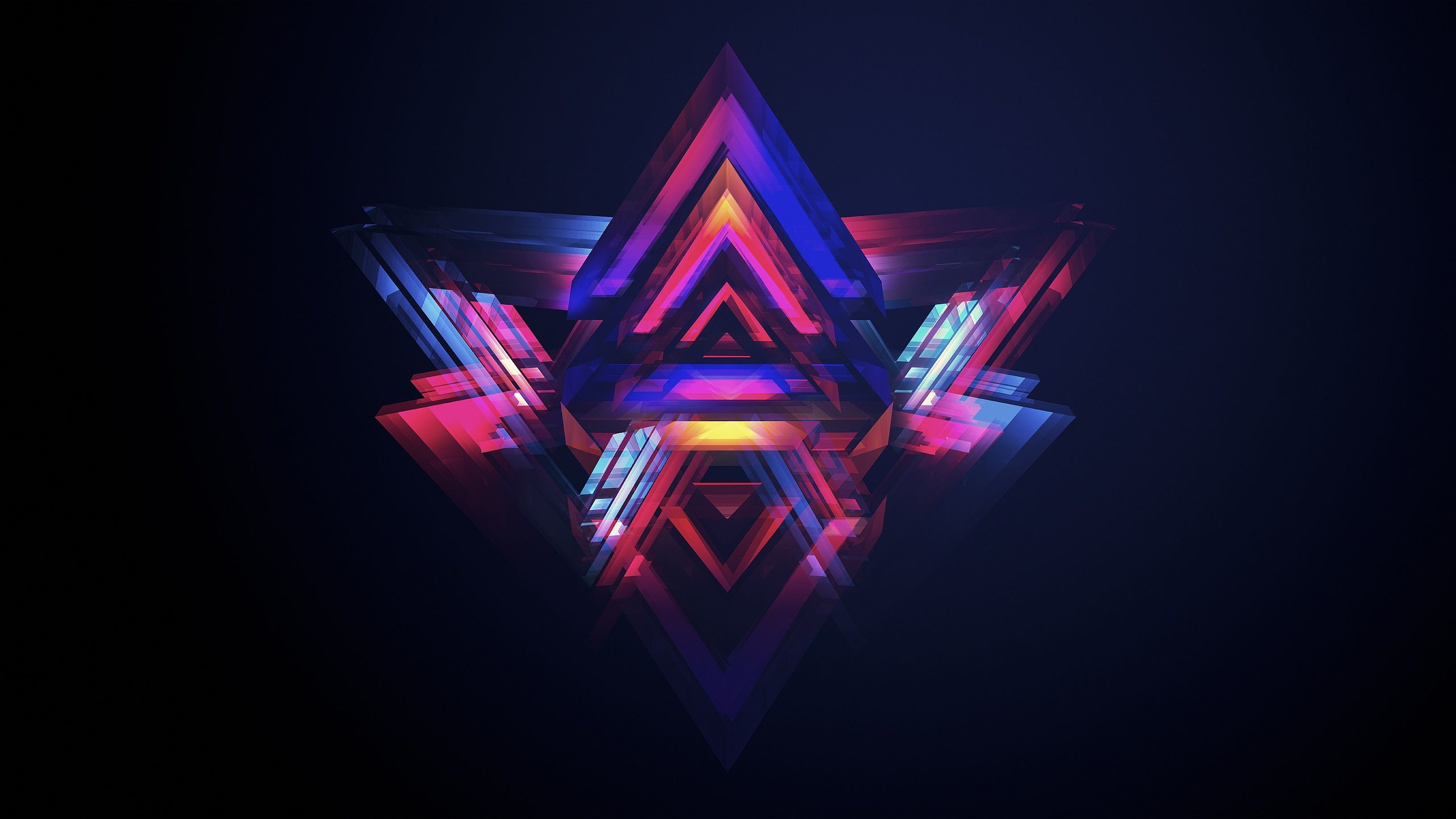 Colorful Star Abstract Wallpapers #4238788, 2560x1440 | All For ...