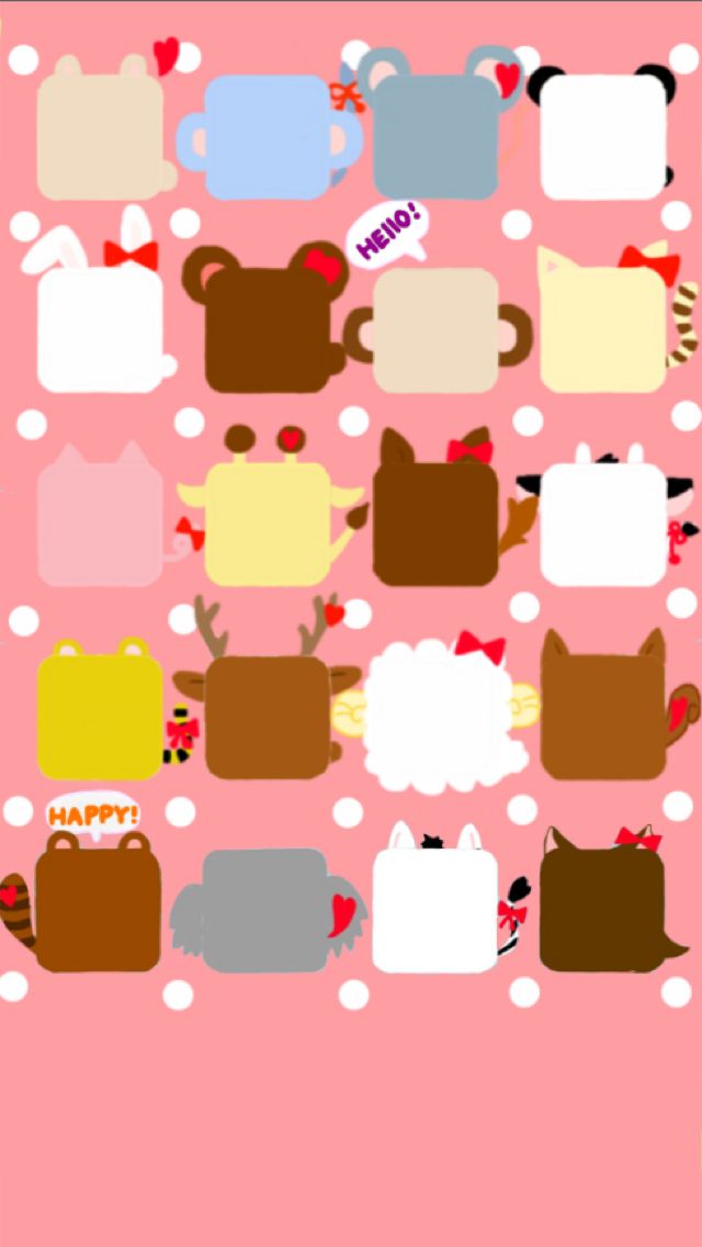 Cute animal wallpaper | Girly wallpapers | Pinterest | Animal ...
