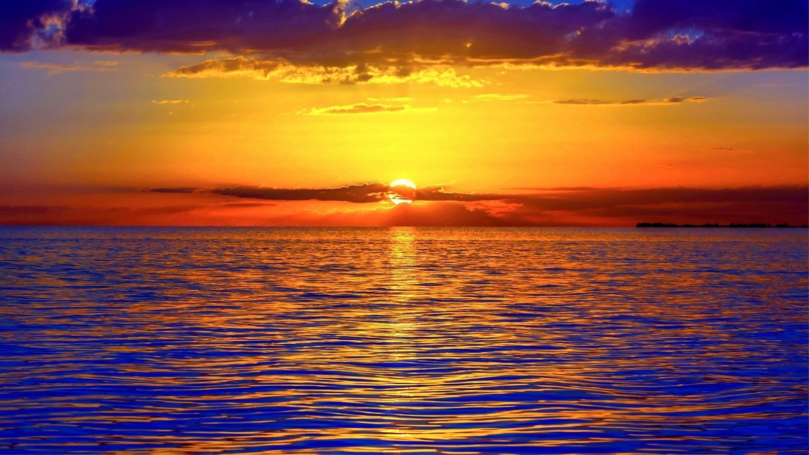 Ocean Sunset HD wallpaper | 1600x900 | #27303