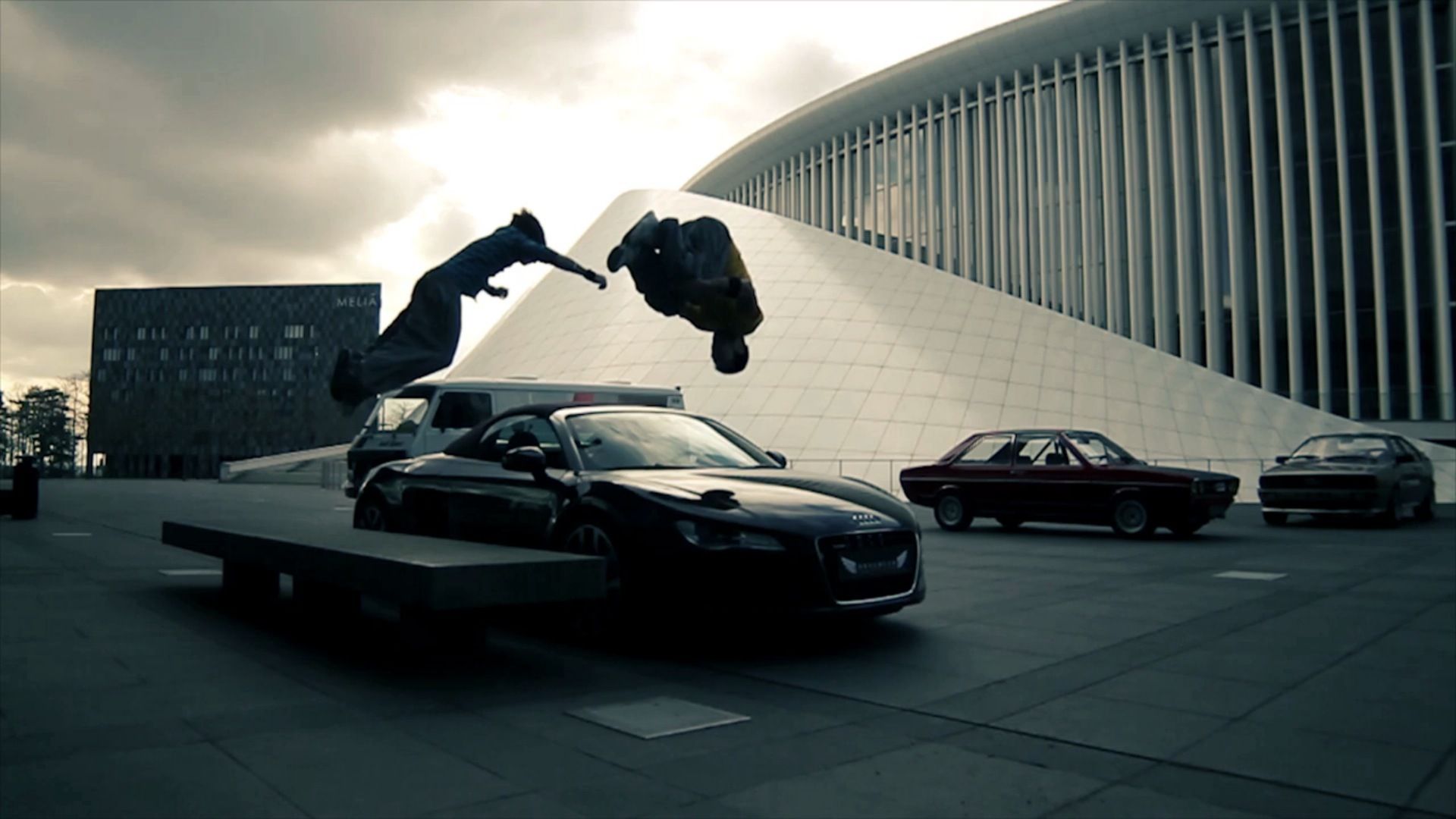 Parkour in the parking lot wallpapers and images - wallpapers ...