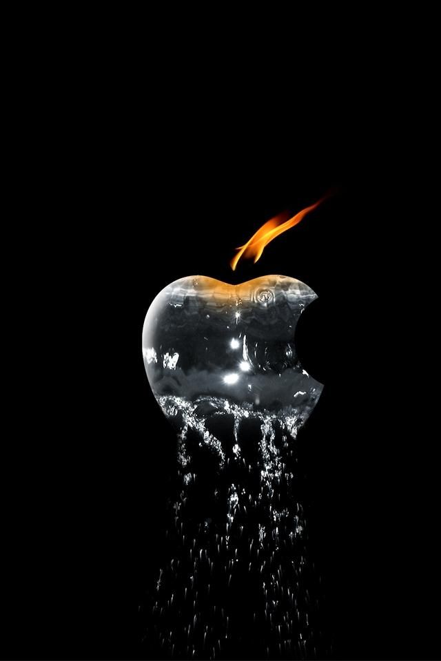 3D Apple Elements Wallpapers for the iPhone 4 HD Wallpapers Source