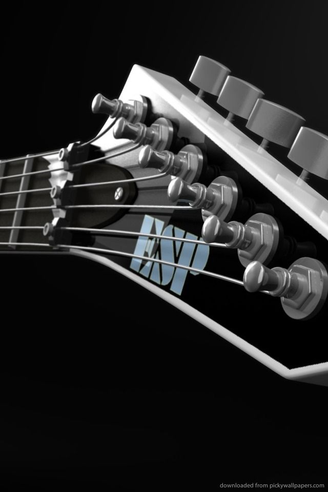 Download 3D Guitar Wallpaper For iPhone 4