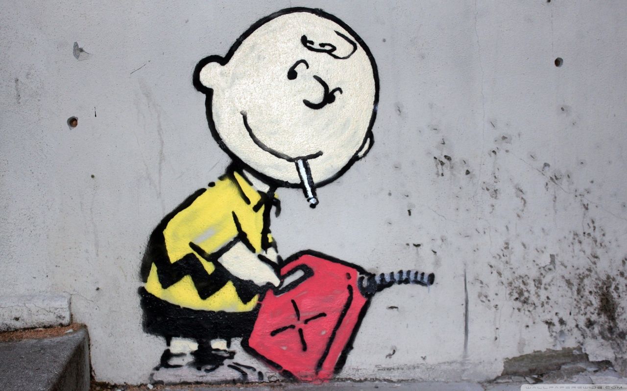 Charlie Brown Peanuts Graffiti HD desktop wallpaper : High ...