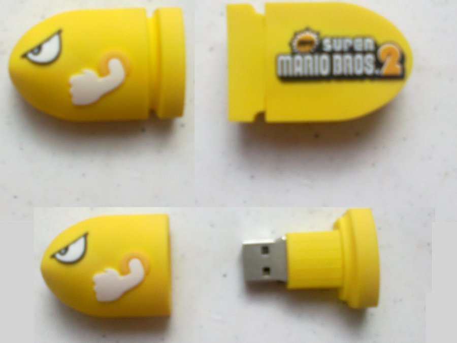 Golden Bullet Bill USB Memory by mariobros123 on DeviantArt