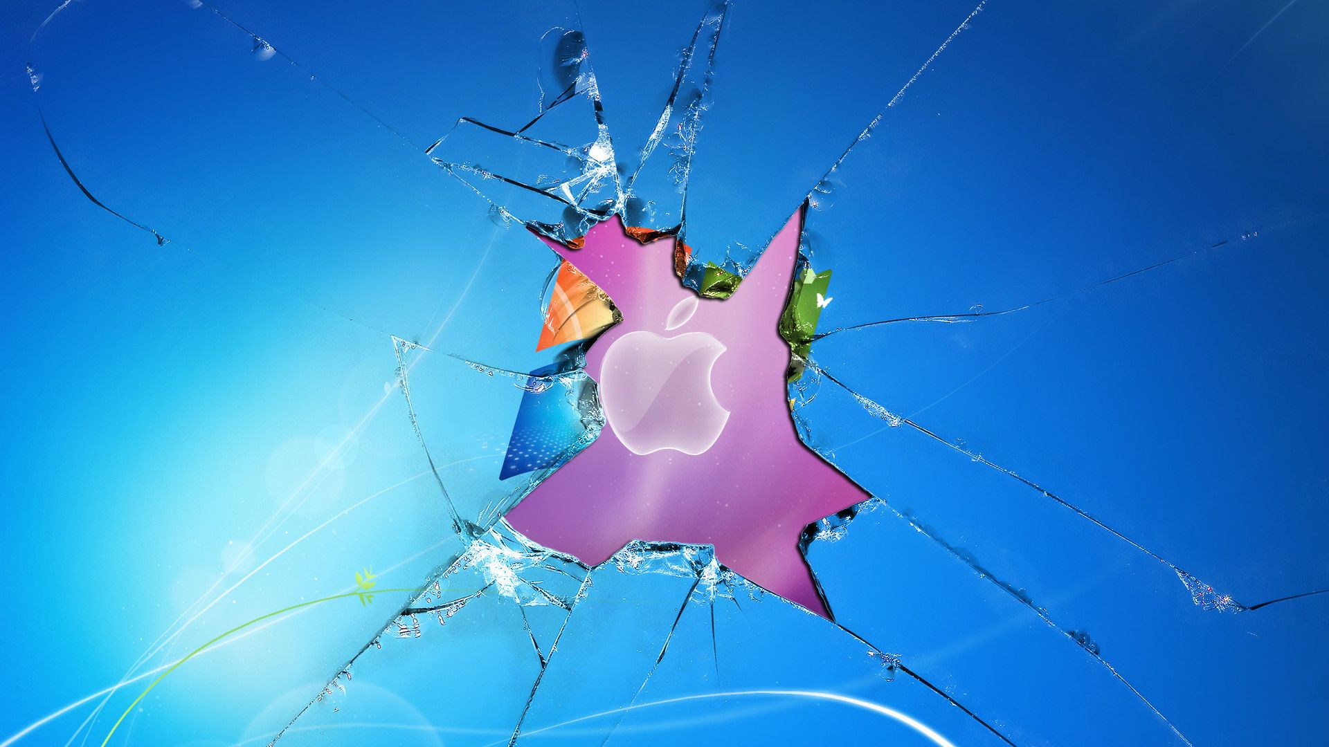 Apple Broken Windows Wallpapers #13718 ...