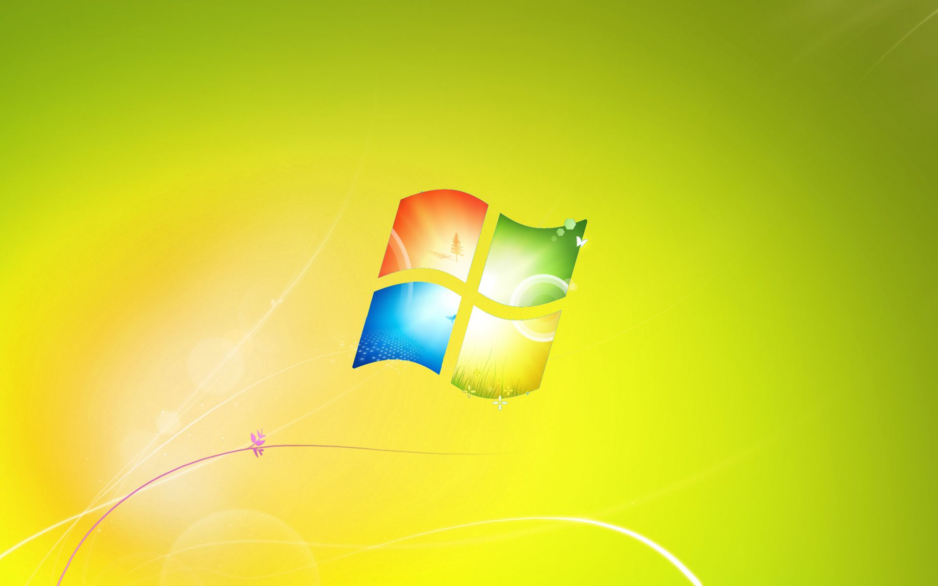 Windows 7 Default Wallpaper Yellow Version by dominichulme on ...