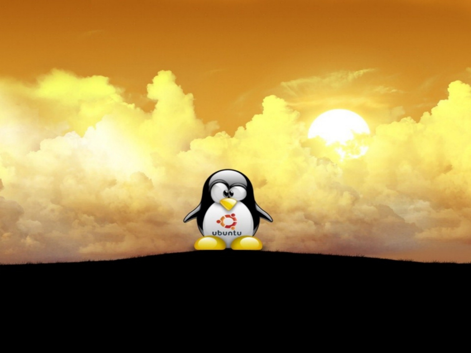 Linux Penguin Ubuntu - wallpaper.