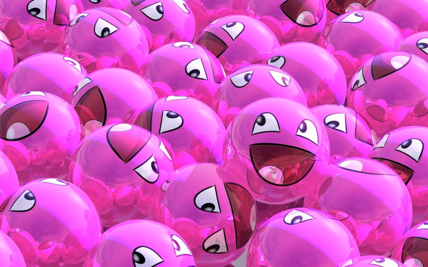 Pink Smiley Faces Wallpaper Wallpapers9