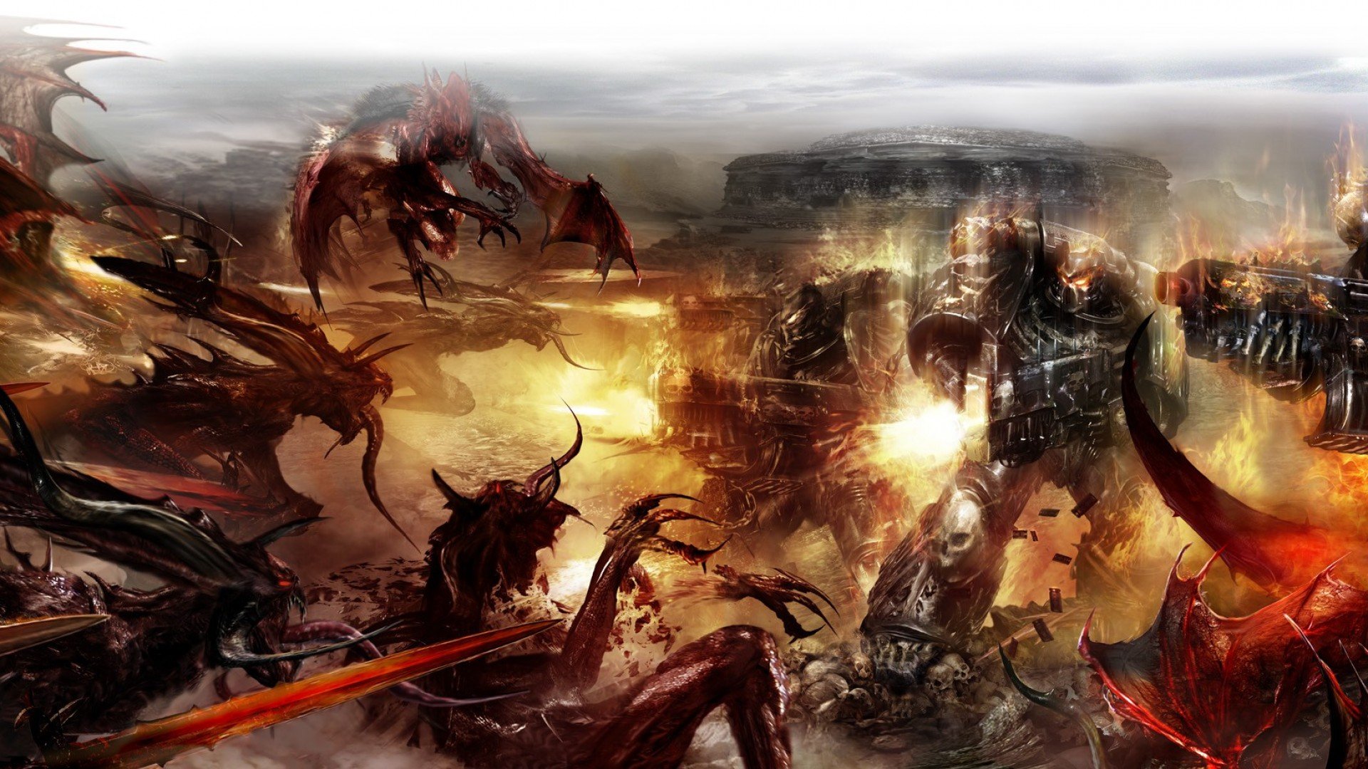 Warhammer 40K Legion Of The Damned Wallpaper » WallDevil - Best ...