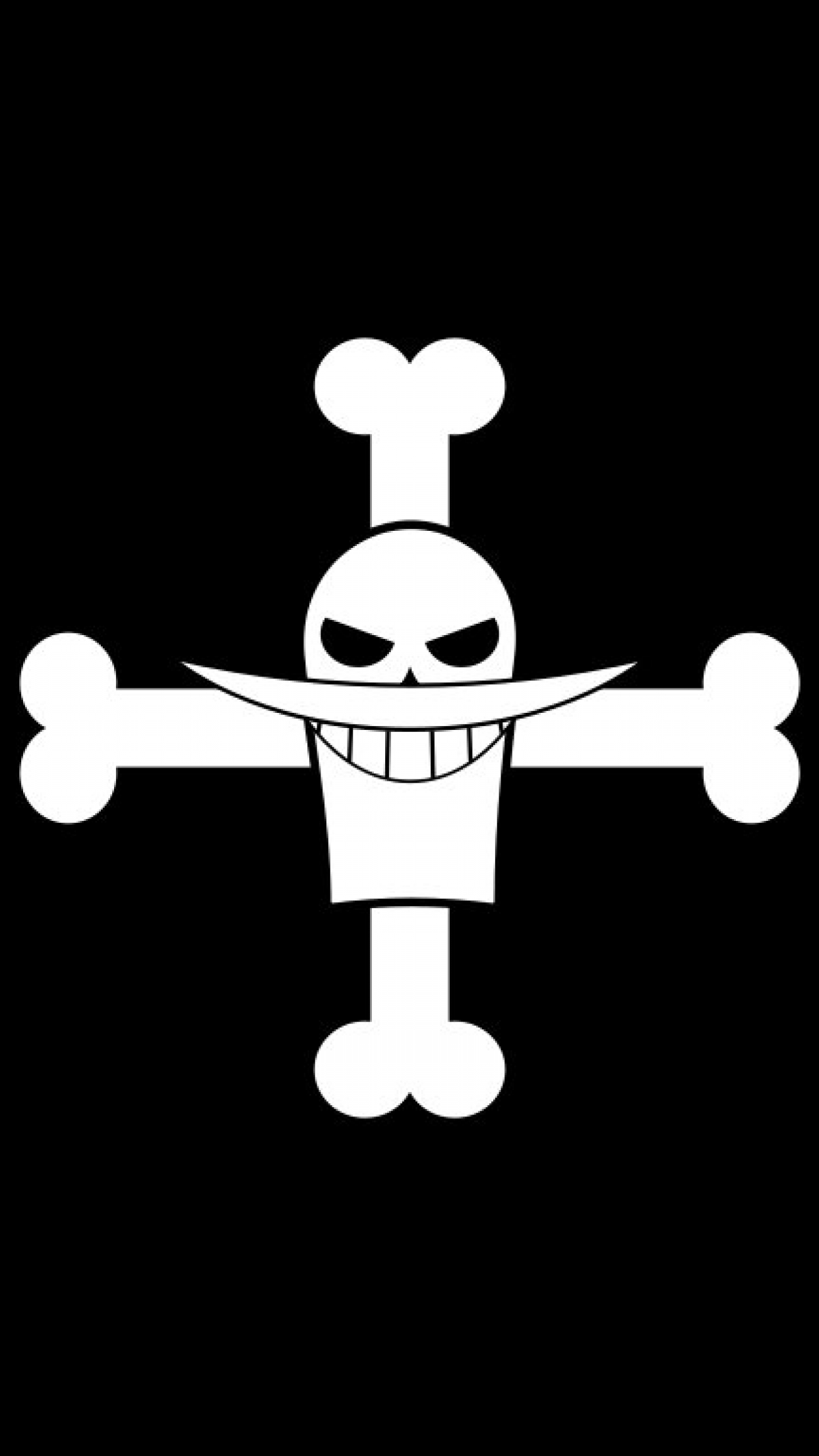 Simple Marco Black background Jolly roger One piece Flag Dark ...