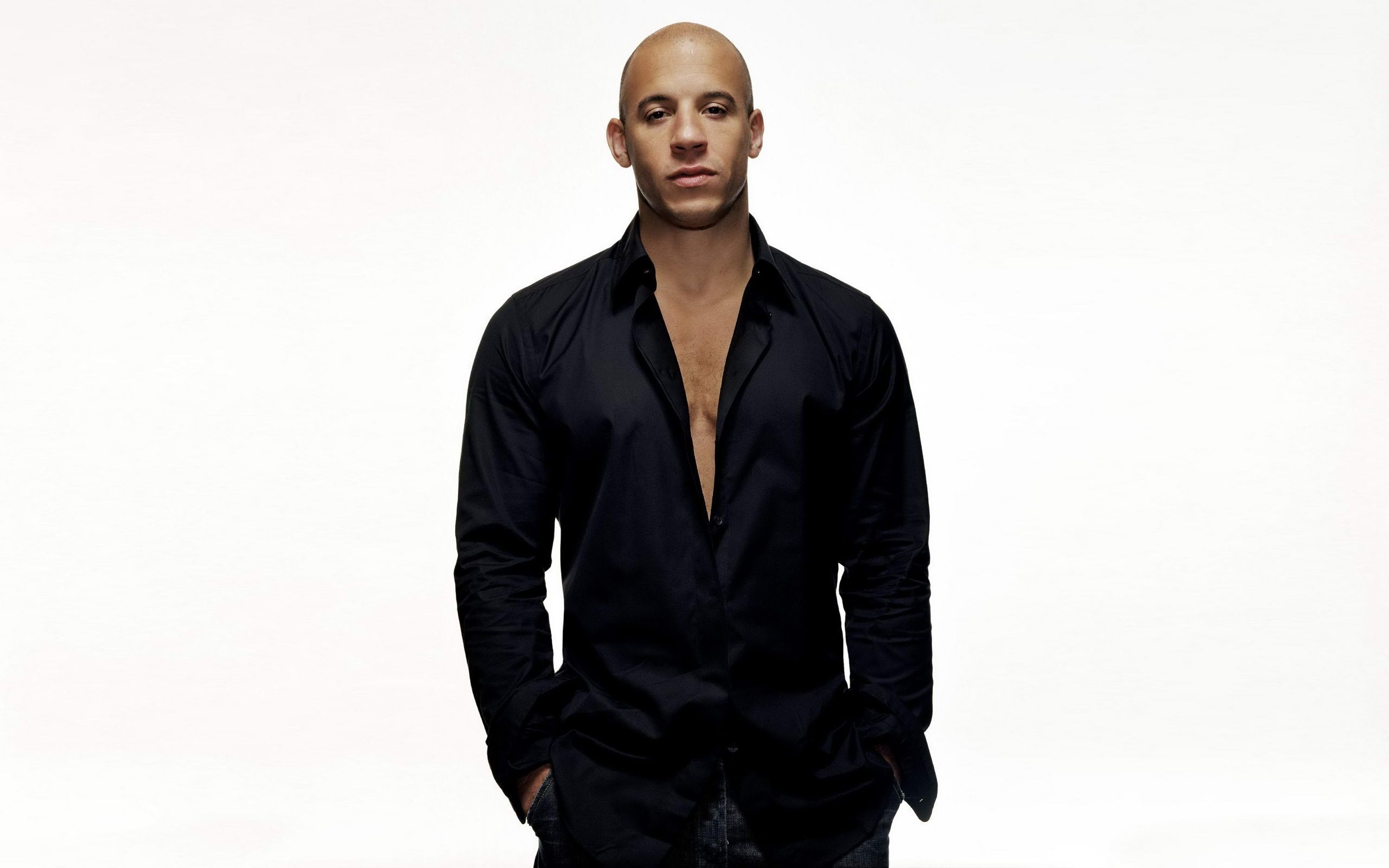 Vin Diesel in a black shirt Wallpaper 27141