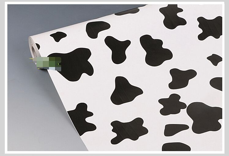 Aliexpress.com : Buy cow print wallpape Adhesive sticky adhesive ...