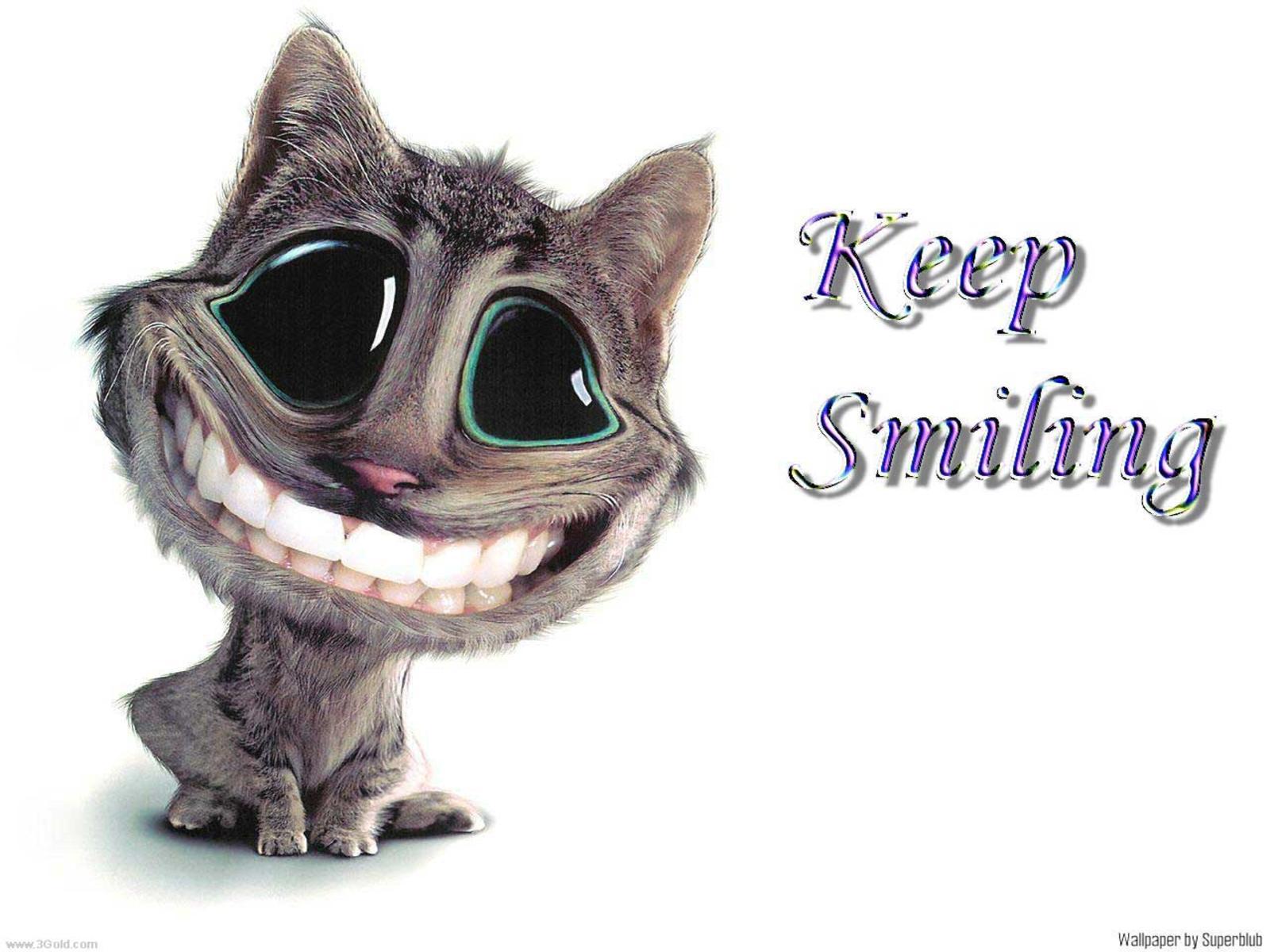 Keep smiling be happy free desktop background - free wallpaper image